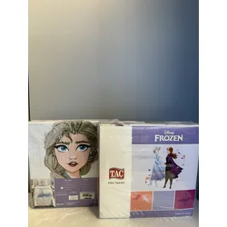 Tac Set posteljine sa prekrivačem za devojčice Frozen 2 Elsa, 160x230cm, Lavanda