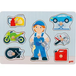 Goki Lesena sestavljanka Automehanik