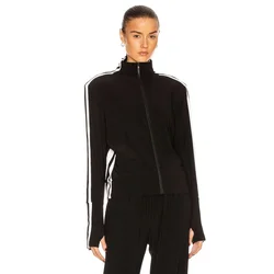 Norma Kamali Ženski duks KK1284PL004149-BLACK, Crni