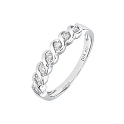 DIAMANT LETERNEL Prstan srebrna