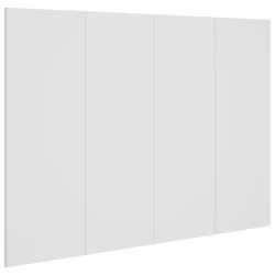 Uzglavlje za krevet bijelo 120x1,5x80 cm od konstruiranog drva