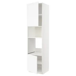 METOD Visoki element za ugradne uređaje, bela Enköping/bela im. drveta, 60x60x240 cm