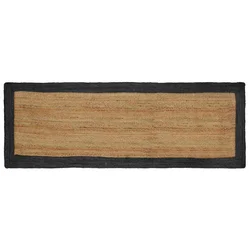 Tepisi za područja Tamnosiva 80 x 200 cm Juta