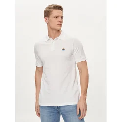Save The Duck Polo majica Ovidio DR1213M-BATE18 Bela Regular Fit