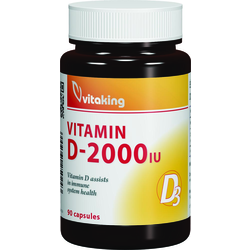 VITAKING Vitamin D-2000, 90 kapsul