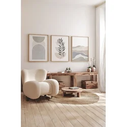 Wallity slika 3Dartsoho65, 3 dijela, 33 x 48 cm