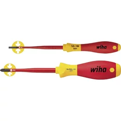 WIHA 36333 Set Odvijača SoftFinish® električarski slimFix, PlusMinus / Pozidriv, 2 dela