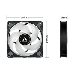 P14 PWM PST A-RGB 140mm ventilator crni (ACFAN00239A)