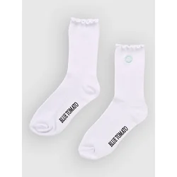 Blue Tomato Ruffle Icon Socks blue smiley