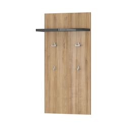 JELA Čiviluk ONYX-CLK - kolekcija Onyx - Antracit HG lak/Pacifik orah lak - 56x109x22 cm
