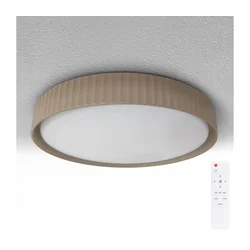 Brilagi - LED prigušiva plafonsko svetlo LUCIA LED/48W/230V O 41 cm braon + daljinski upravljač