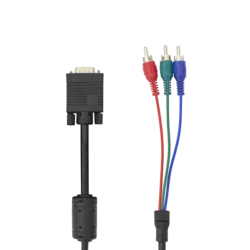 KABEL VGA moški - 3 XRCA moški 2 m