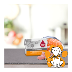 Platinum Menu Turkey&Salmon 90g, Nutritivna Vlažna Hrana sa Ćuretinom i Lososom