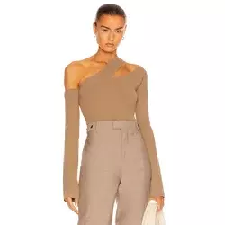 Nanushka Ženska bluza NW21PFTP02065, Braon