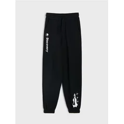 Sinsay - Oversize jogger trenerke Discovery - crno