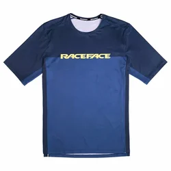 Moški kolesarski dres Race Face INDY SS Navy XL