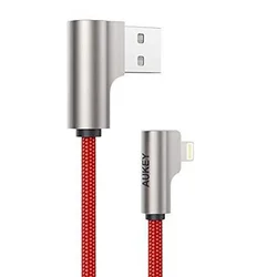 slomart Polnilni kabel Lightning to USB-A 2m, rdeč, ovit