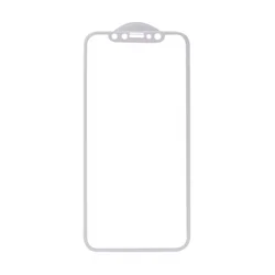 Zastitno staklo 5D FULL COVER za iPhone X/XS/11 Pro belo.