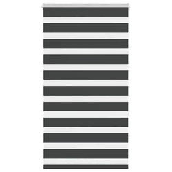 Zavjesa zebra crna 85x150 cm širina tkanine 80,9 cm poliester