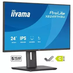 24 IPS-panel, 1920x1080 120Hz, EyeComfort, 15cm Height Adj. Stand, Speakers, HDMI, DisplayPort, 1ms MPRT, USB 2x 3.2+2x C