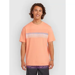 ONeill Logo Stripe moška majica funky peach