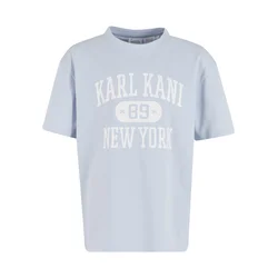 Karl Kani Majica Heritage 89 pastelno modra / bela