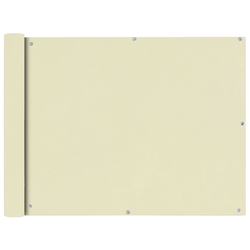 Balkonska Zaštita Oxford Tkanina Krem boje 90x600 cm