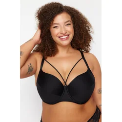 Trendyol Curve Black Piping Detailed Bra