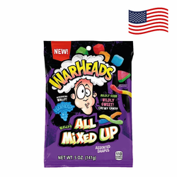 Warheads All Mixed Up - mešaniča žvečljivih bonbonv v raznih okusih, 141g