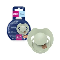 LOVI Silikonski dudelec Dynamic Prime 0-6m 1 kos Pistacija