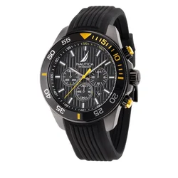Ročna ura Nautica NAPNOS302 Black/Black