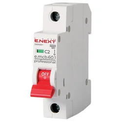 NEX Preobremenilno varovalko PRO p042002 1P C 2A 6kA 230/400V AC