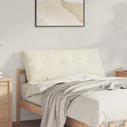 Jastuk za leđa Krema 120 x 50 cm Kordura tekstil