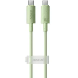 BASEUS kabel, USB-C - USB-C, 2m, 100W, zelen (P10360202631-01)