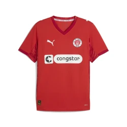 Mens Puma FC St. Pauli 25/26 Fourth Jersey, Red, Size XXL, Sport