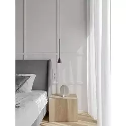 VISEČA LED SVETILKA 6W/3000K/262lm/DIMM/IP20/RJAVA NL9060216
