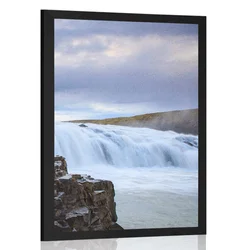 Plakat islandski slapovi - 60x90 white