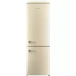 GORENJE kombinirani hladnjak ORK192C Retro, champagne