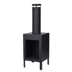 ProGarden Kovinski vrtni kamin, 100 cm