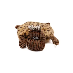 SAVACOOP Plišana igračka za psa - Nilski konj leopard dezen 18cm