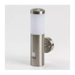 LED spoljašnja zidna svetiljka sa senzorom 1xGU10/5W/230V, mat hrom