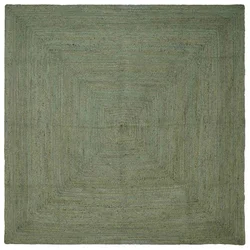Tepisi za područja Četvrtasti Maslinastozelena 240 x 240 cm