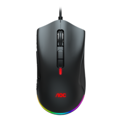 Miš AOC GM530, optički, RGB, 16000dpi, crni