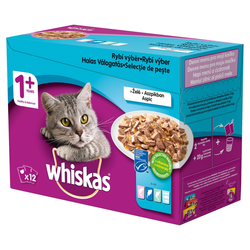 Whiskas mokra hrana četiri vrste riba u aspiku 12 x 100 g