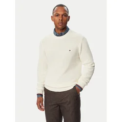 Tommy Hilfiger Pulover MW0MW41516 Kremna Regular Fit