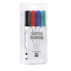 MagPaint SketchSet, nepermanentni markerji standardnih barv na blistru 4/1