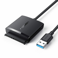 Adapter UGREEN za trdi disk, USB 3.0 na SATA, črn