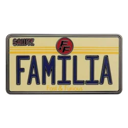 Fast & Furious bedž registarska tablica Familia