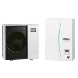 MITSUBISHI ogrevalna toplotna črpalka ECODAN PUD-SWM80VAA + HYDROBOX ERSD-VM2D brez bojlerja 8,0 kW