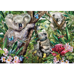 Schmidt - Puzzle Simpatična koala družina - 500 kosov
